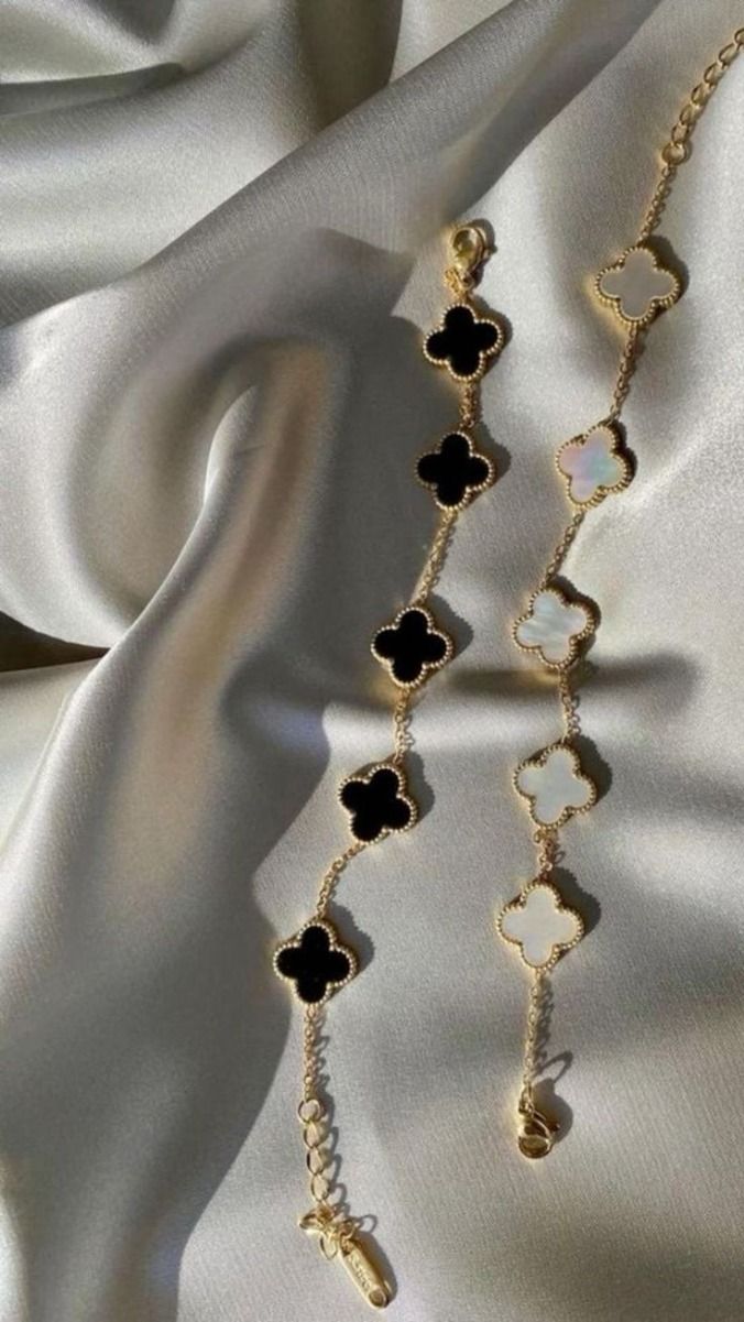 KLÖVER ARMBANDSSET | GULD