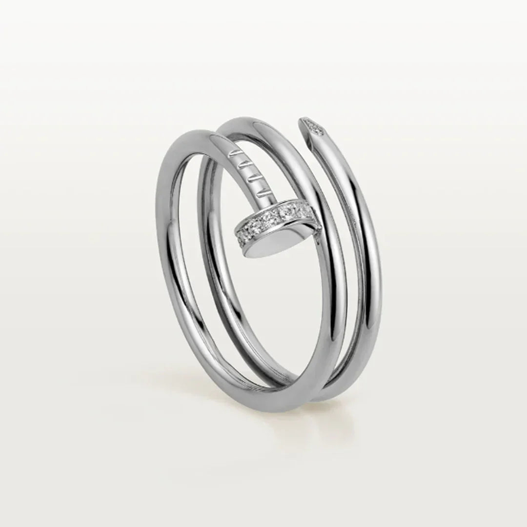 DUBBEL SPIKRING | SILVER