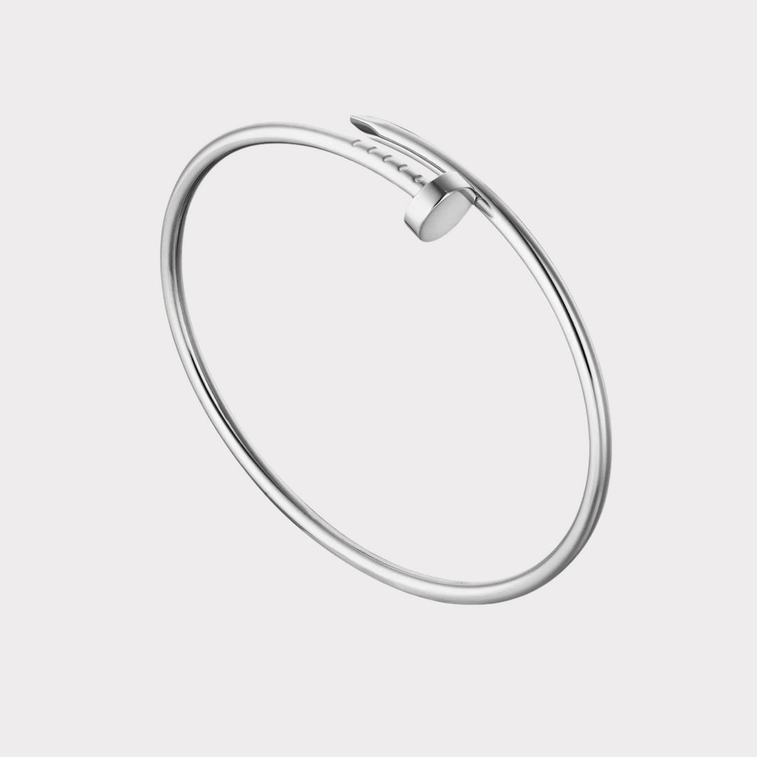 NAIL ARMBAND TUNN | SILVER