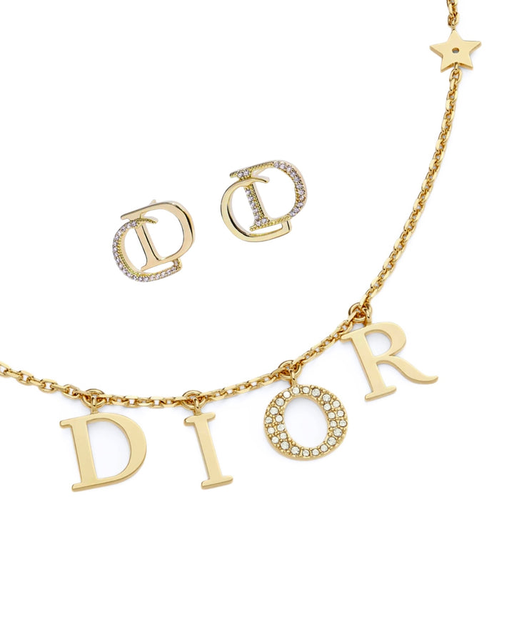DC SET ÖRHÄNGEN + HALSBAND | GULD
