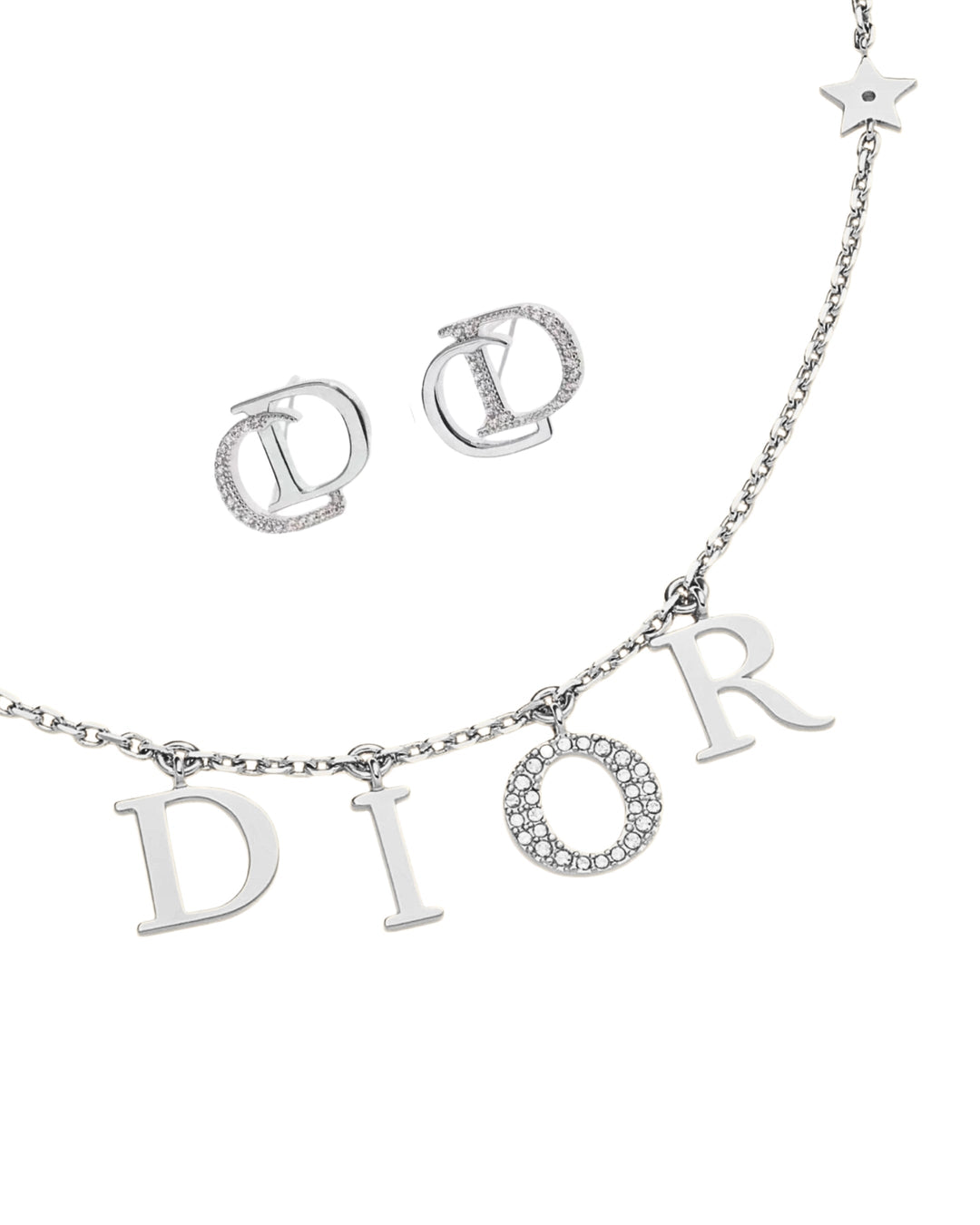 DC SET ÖRHÄNGEN + HALSBAND | SILVER