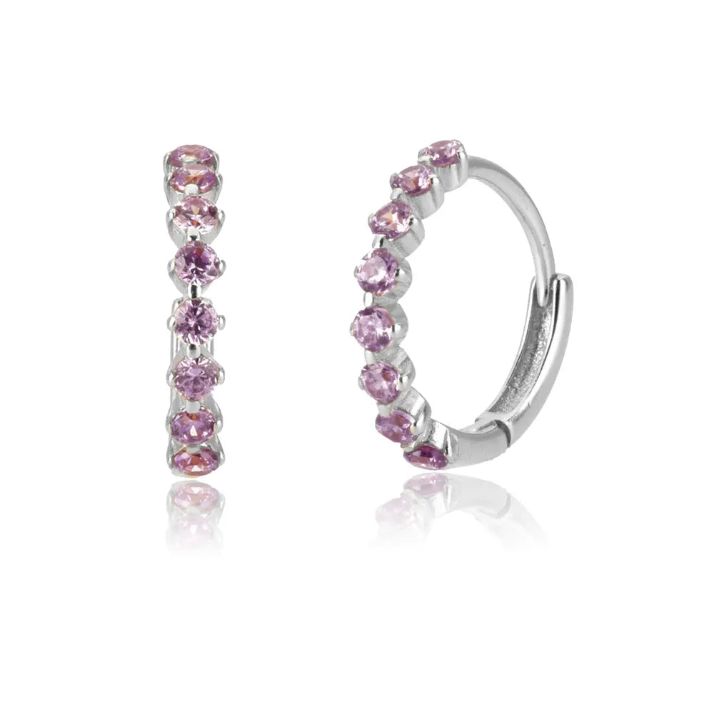 LE CHIC ÖRHÄNGEN | SILVER AMETISTKVARTS