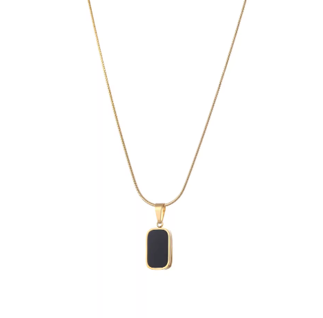 HALSBAND | GULD ONYX