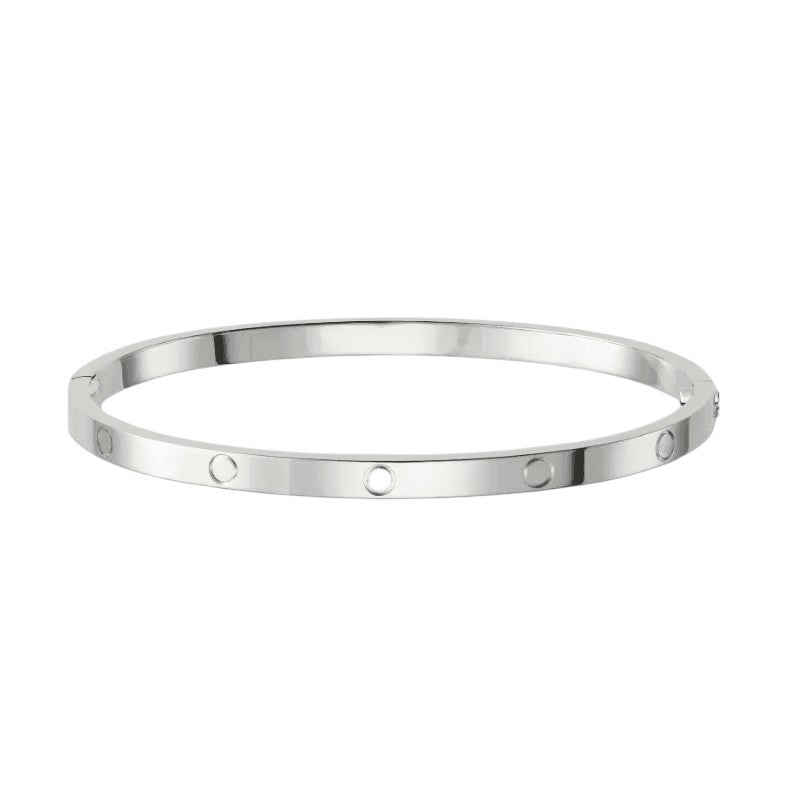 ETERNITY TUNT ARMBAND | SILVER