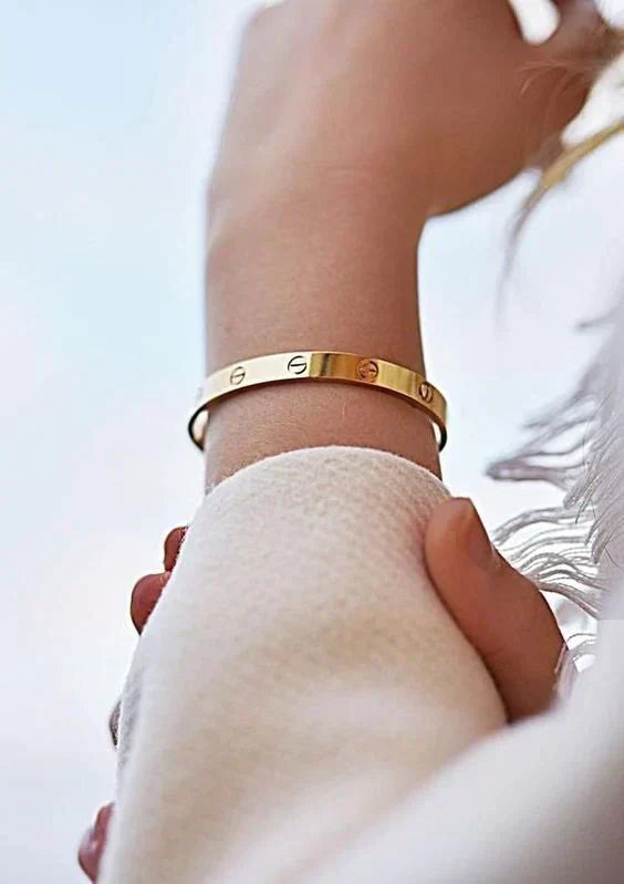 GULD RÖD | STACKABLE ARMBANDSSET