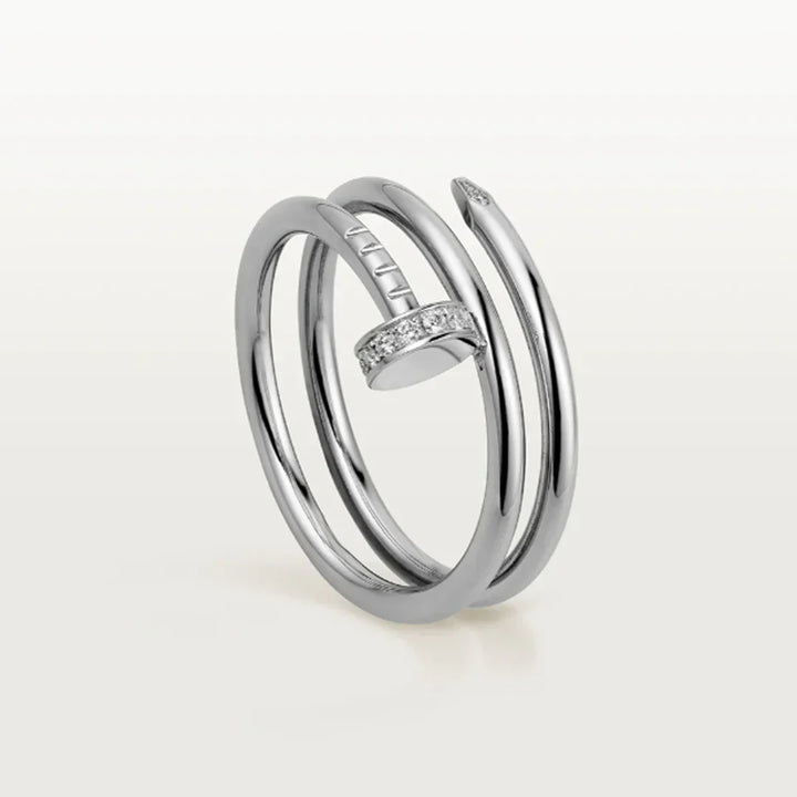 DUBBEL SPIKRING | SILVER