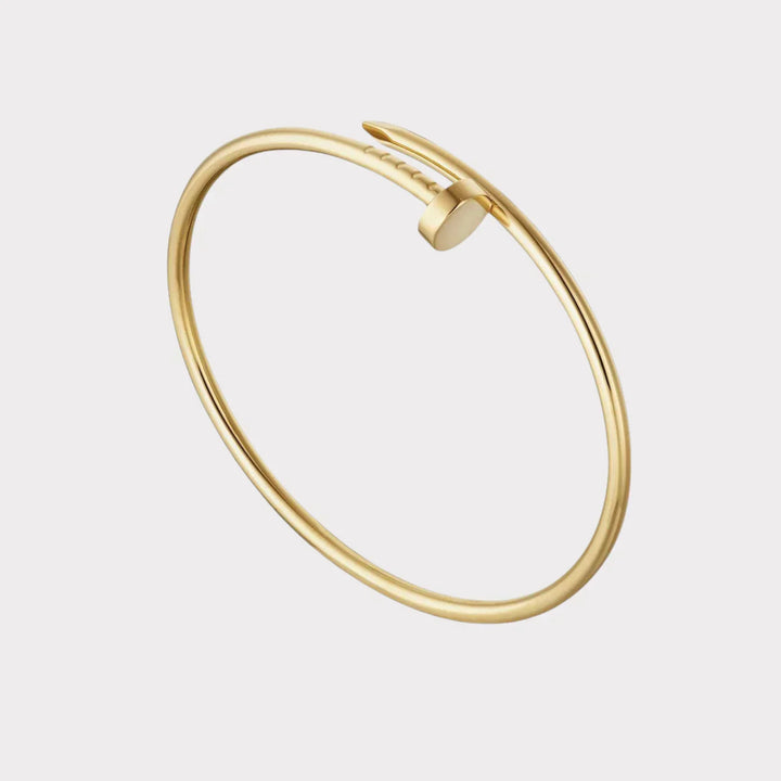 NAIL ARMBAND TUNN | GULD