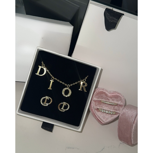 DC SET ÖRHÄNGEN + HALSBAND | GULD