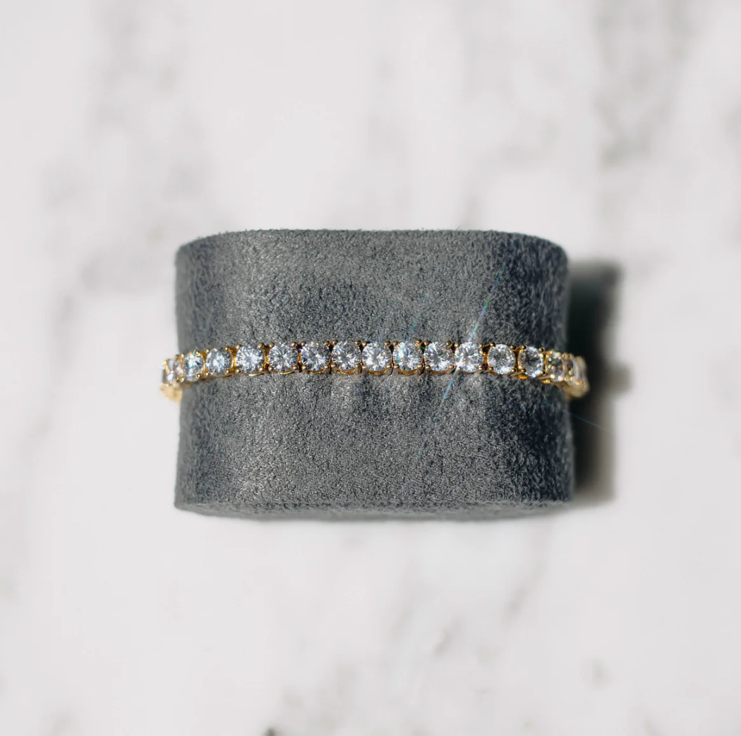 TENNISARMBAND | GULD